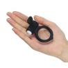 LoveToy Anneau Vibrant Power Clit HEART – Noir